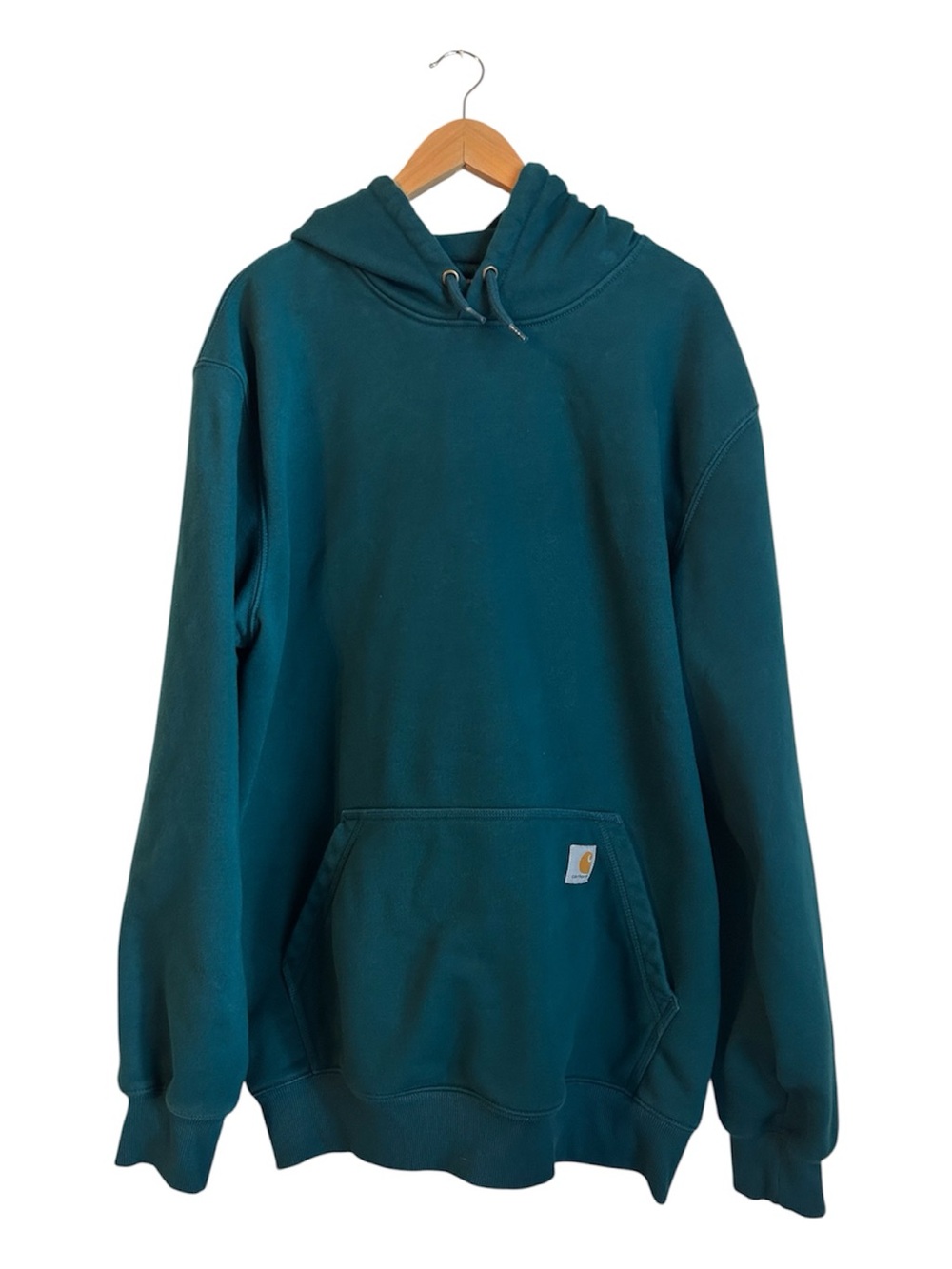 Carhartt Rain Defender Loose Fit Heavyweight Hoodie Sweatshirt Teal XL TALL